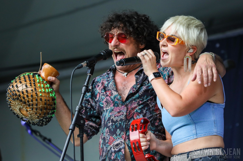 Them Vibes opening for Maggie Rose in New Haven CT on July 22, 2021 at CT Folk's 'Folk at the Edge' concert series. Photo by Shawn St. Jean