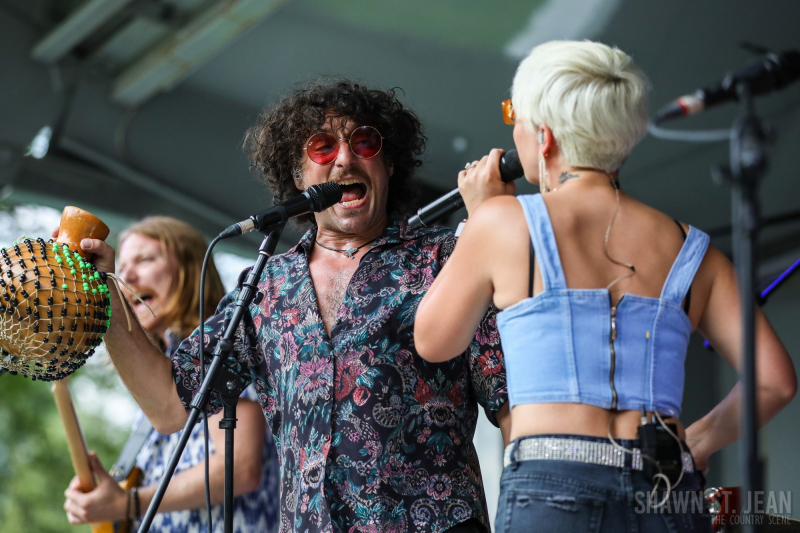 Them Vibes opening for Maggie Rose in New Haven CT on July 22, 2021 at CT Folk's 'Folk at the Edge' concert series. Photo by Shawn St. Jean