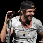 Thomas Rhett opening for Miranda Lambert at the Xfinity Theatre in Hartford CT on August 30, 2014.