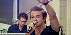 Hunter Hayes on the Today Show in NYC on August 22, 2014.