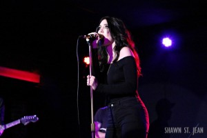 Aubrie Sellers album release show at Mercury Lounge in NYC on January 27, 2016.