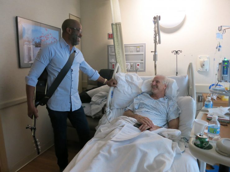 Darius Rucker Makes A Special Musicians On Call Visit At Lenox Hill Hospital In New York City Today. Photo courtesy of PFA Media.