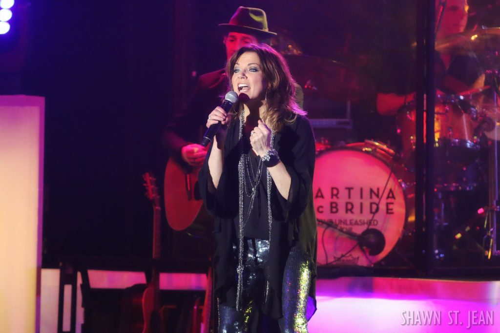 Martina McBride at the Playstation Theater in NYC on March 9, 2017.