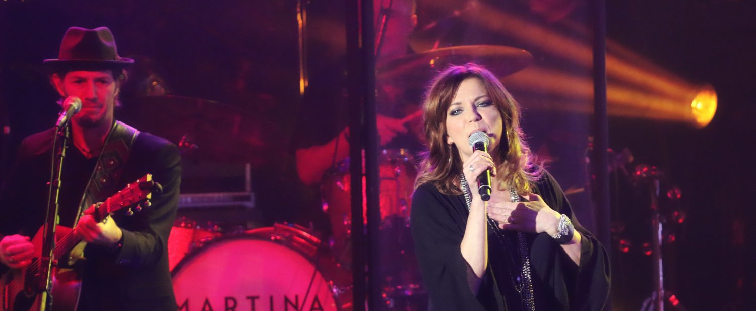 Martina McBride at the Playstation Theater in NYC on March 9, 2017.