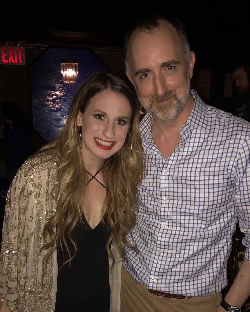 Caitlyn Smith with The Country Scene's Shawn St. Jean at Mercury Lounge, April 13, 2018.