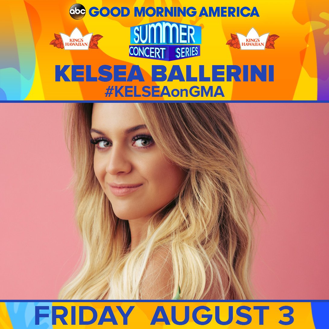 Kelsea Ballerini on the 2018 GMA Summer Concert Series