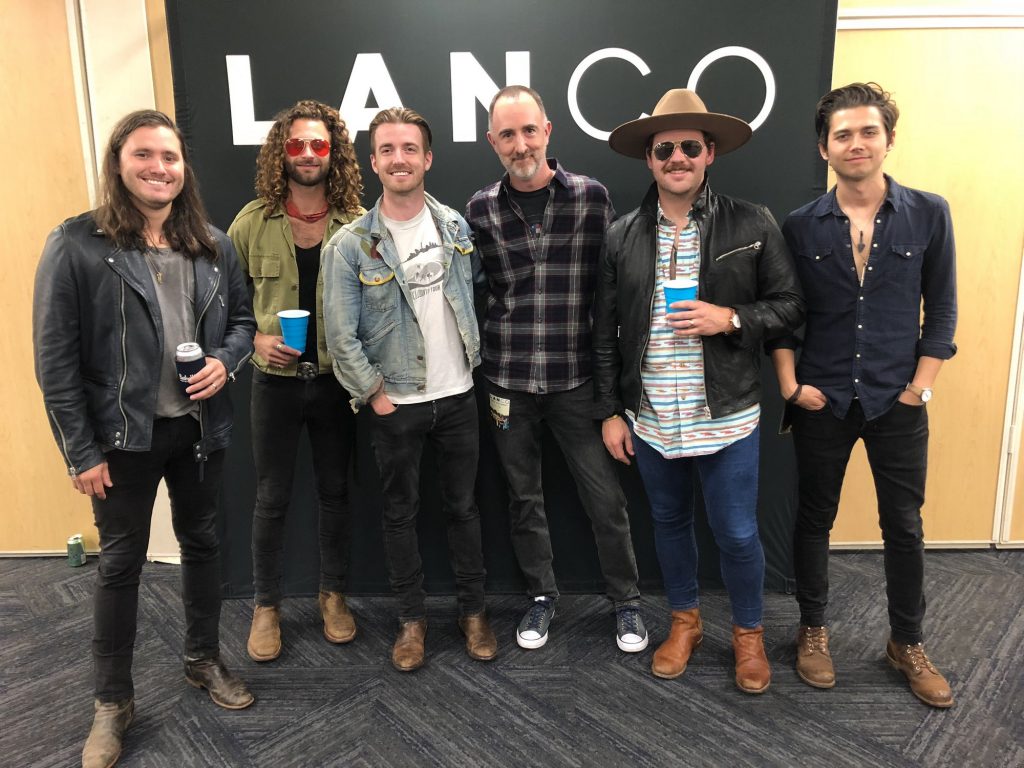 The Country Scene's Shawn St. Jean with Lanco at Madison Square Garden, September 8, 2018.