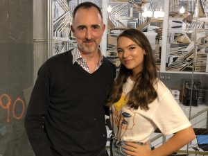 Abi with The Country Scene's Shawn St. Jean