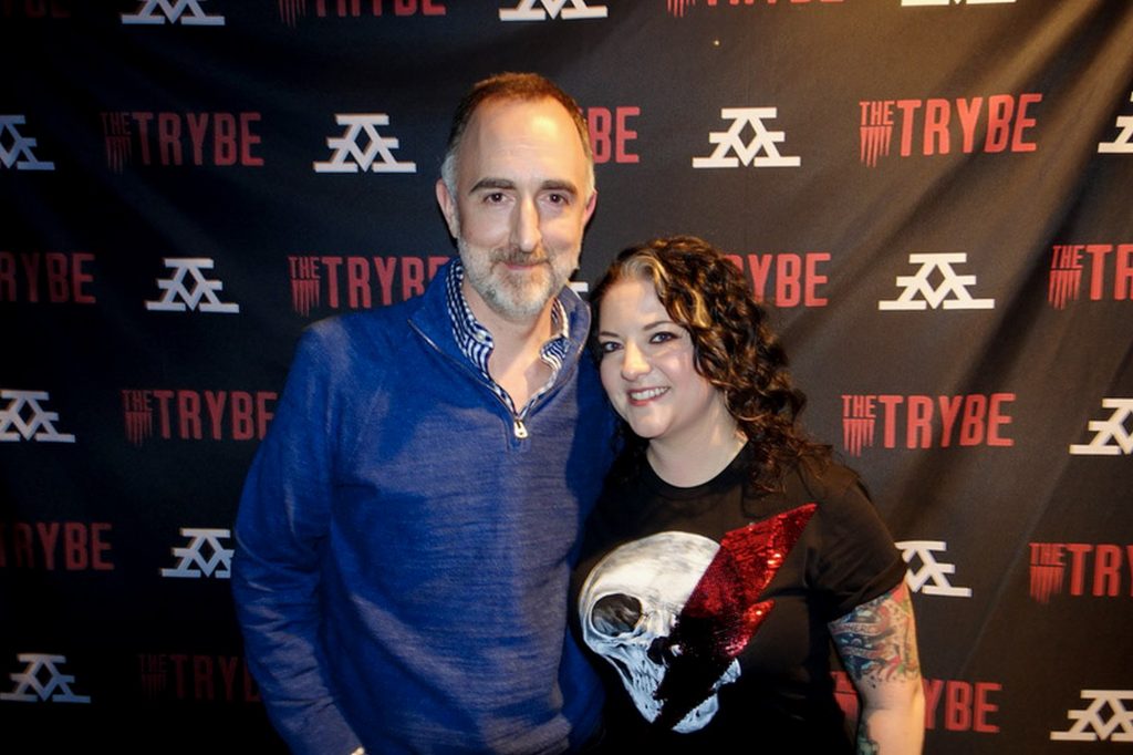 Ashley McBryde with The Country Scene's Shawn St. Jean at Gramercy Theatre, December 5, 2018.