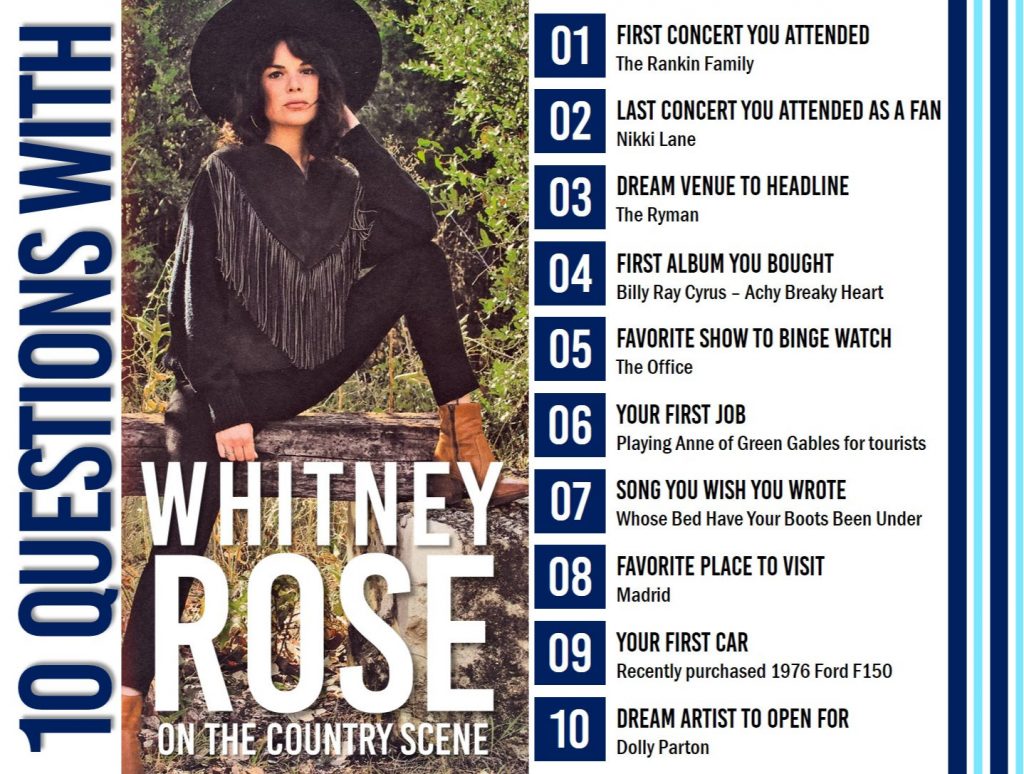 10 Questions With Whitney Rose